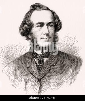 John Leech, 1817–1864. Britischer Karikaturist und Illustrator. Aus Cassells Illustrated History of England, veröffentlicht um 1880. Stockfoto