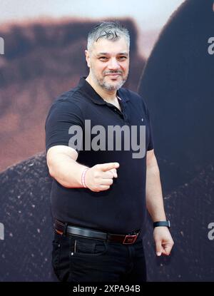 Imad Mardnli bei der Deutschlandpremiere von HORIZON im Zoo Palast Berlin. *** Imad Mardnli bei der deutschen Premiere von HORIZON im Zoo Palast Berlin Stockfoto