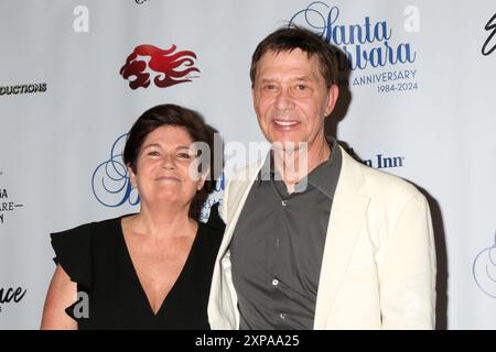 LOS ANGELES - 2. August: Shannon Hile, Richard Eden bei der „Santa Barbara“ 40th Anniversary Reunion im Colony Theater am 2. August 2024 in Burbank, KALIFORNIEN (Foto: Katrina Jordan/SIPA USA) Stockfoto