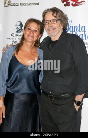 Burbank, USA. August 2024. LOS ANGELES - 2. August: Nancy Lee Grahn, Lane Davies bei der „Santa Barbara“ 40th Anniversary Reunion am 2. August 2024 im Colony Theater in Burbank, KALIFORNIEN (Foto: Katrina Jordan/SIPA USA) Credit: SIPA USA/Alamy Live News Stockfoto