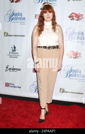 Burbank, USA. August 2024. LOS ANGELES - 2. August: Jillian Clare bei der „Santa Barbara“ 40th Anniversary Reunion im Colony Theater am 2. August 2024 in Burbank, CA (Foto: Katrina Jordan/SIPA USA) Credit: SIPA USA/Alamy Live News Stockfoto