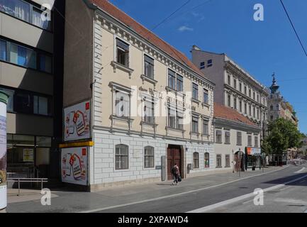 Wien, ehemaliges Hotel Goldenes Lamm, Wiedner Hauptstraße 8 // Wien, ehemaliges Hotel Goldenes Lamm Stockfoto