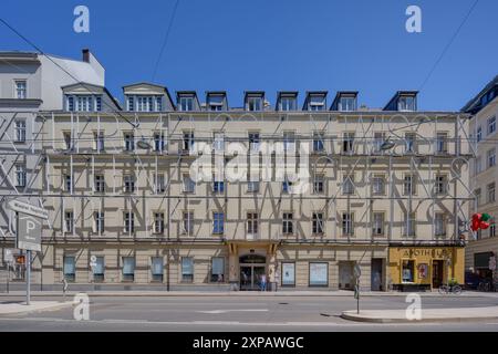 Wien, ehemaliges Hotel Victoria, Favoritenstraße 11, heute Technische Universität // Wien, ehemaliges Hotel Victoria, heute Teil der Technischen Universität Stockfoto