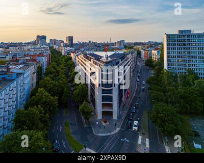 Das Willy-Brandt-Haus, Sitz der SPD. Stockfoto