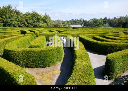 Peace Labyrinth Castlewellan County im Norden irlands großbritannien Stockfoto