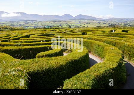 Peace Labyrinth Castlewellan County im Norden irlands großbritannien Stockfoto