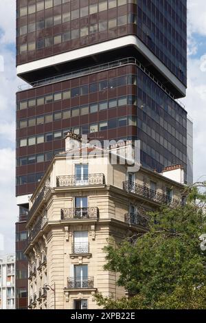 Paris, Universitätszentrum Pierre Mendès France // Paris, Universitätszentrum Pierre Mendès France Stockfoto