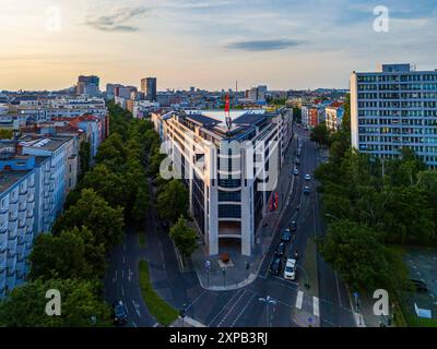 Das Willy-Brandt-Haus, Sitz der SPD. Das Willy-Brandt-Haus, Sitz der Sozialdemokratischen Partei Stockfoto