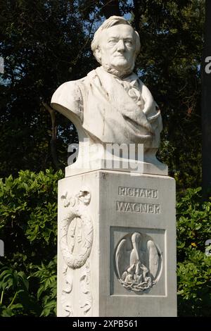 Venedig, Denkmal von Richard Wagner (1813-1883) // Venedig, Denkmal von Richard Wagner (1813-1883) Stockfoto