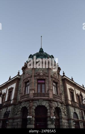 Oaxaca City, Mexiko. Teatro Macedonio Alcala Kolonialarchitektur. Stockfoto