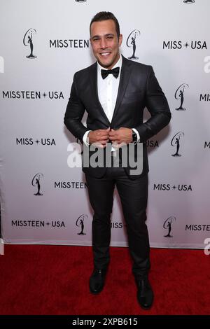 Los Angeles, ca. 4. August 2024. Lucas Lockwood beim 73. Jährlichen Miss USA Pageanton am 4. August 2024 im Peacock Theater in Los Angeles, Kalifornien. Quelle: Faye Sadou/Media Punch/Alamy Live News Stockfoto