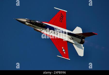 USAF F16 Viper Demo-Team. Stockfoto