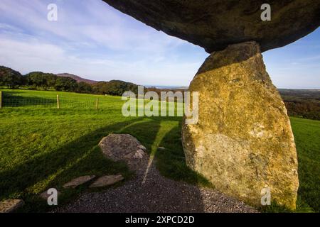 Unter Pentre Ifan Stockfoto