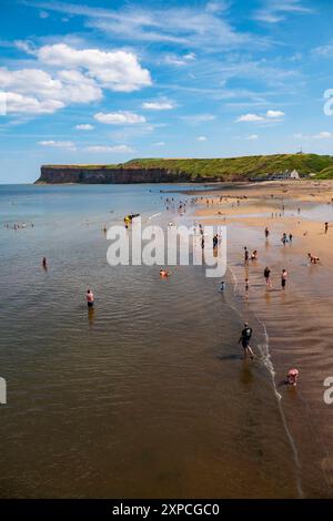 Saltburn-by-the-Sea ist eine Küstenstadt in der Gemeinde Saltburn, Marske und New Marske in Redcar and Cleveland, North Yorkshire, England Stockfoto