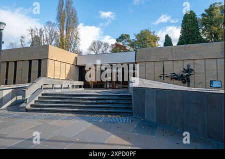 Hobart Supreme Court am Salamanca Place gegenüber dem Tasmanian State Parliament in Hobart, Tasmanien, Australien. Der Oberste Gerichtshof von Tasmanien ist der Stockfoto