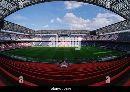 Salzburg, Österreich. August 2024. SALZBURG, ÖSTERREICH - 5. AUGUST: Generalüberblick beim Training des FC Twente in der Red Bull Arena am 5. August 2024 in Salzburg. (Foto von Raymond Smit/Orange Pictures) Credit: Orange Pics BV/Alamy Live News Stockfoto