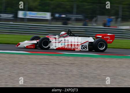 Ewen Sergison, Shadow DN9A, Masters Racing Legends für 1966 bis 1985 F1-Autos, Masters Historic Racing, zwei 20-Minuten-Rennen am Wochenende für Stockfoto