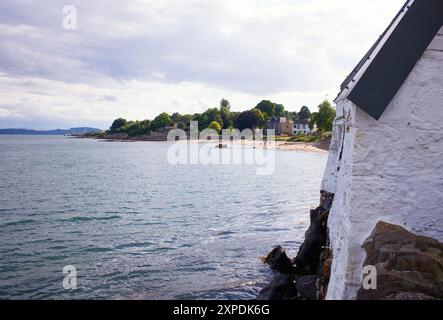 Der kleine Strand bei Abadour in Fife, Schottland Stockfoto