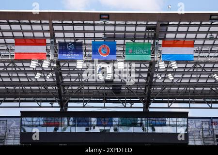 Salzburg, Österreich. August 2024. SALZBURG, ÖSTERREICH - 5. AUGUST: Generalüberblick beim Training des FC Twente in der Red Bull Arena am 5. August 2024 in Salzburg. (Foto von Raymond Smit/Orange Pictures) Credit: Orange Pics BV/Alamy Live News Stockfoto