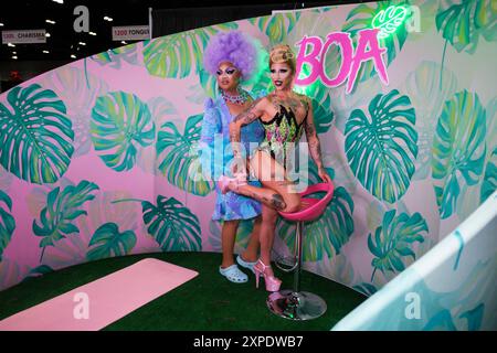 RuPaul's DragCon LA, Los Angeles, Kalifornien, Vereinigte Staaten von Amerika Stockfoto