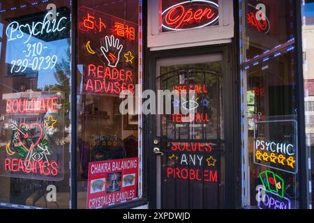 Fortune Teller, Hollywood, Los Angeles, Kalifornien, Vereinigte Staaten von Amerika Stockfoto