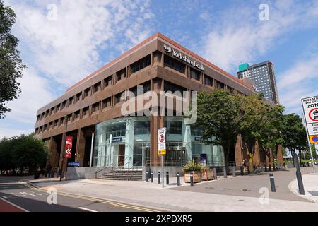 Yorkshire Bank im Stadtzentrum von Leeds Stockfoto