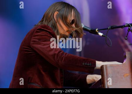 Lachy Doley tritt auf der Bühne des Montreal International Jazz Festival in Montreal, Quebec, Kanada auf Stockfoto