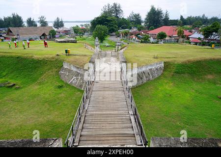 Benteng Marlborough Festung, Bengkulu Stadt, Indonesien Stockfoto