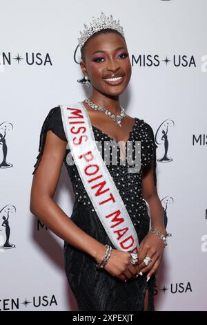 Los Angeles, USA. August 2024. Tolu nimmt am 4. August 2024 an der 73. Jährlichen Miss USA Pageant im Peacock Theater in Los Angeles Teil. Foto: Crash/imageSPACE Credit: Imagespace/Alamy Live News Stockfoto