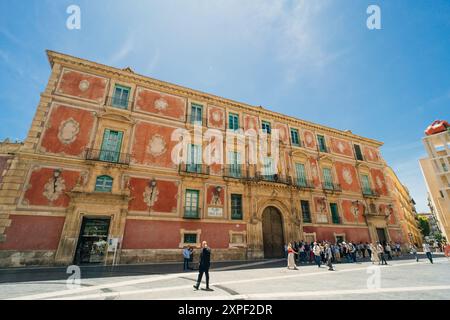 Blick auf die Innenstadt von Murcia, Spanien - mA 2 2024. Hochwertige Fotos Stockfoto