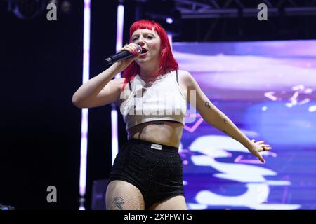 Auf dem Foto Sophie und die Riesen Stockfoto