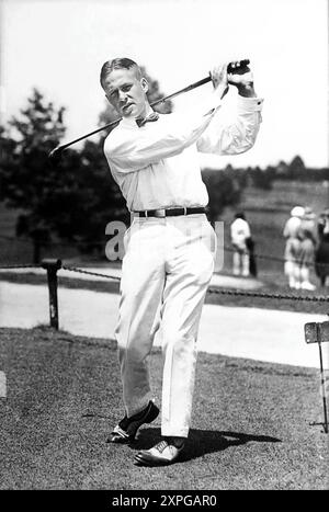 Berühmter Golfer Bobby Jones um 1921 Stockfoto