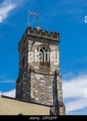 Church Tower, St. Thomas Church, Salisbury, Wiltshire, England, GROSSBRITANNIEN, GB. Stockfoto