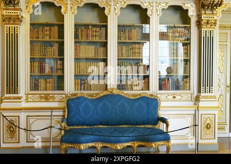 Christiansborg Palace ist ein Regierungsgebäude auf der Insel Slotsholmen in Kopenhagen, Dänemark, Skandinavien Stockfoto