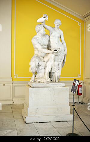 Christiansborg Palace ist ein Regierungsgebäude auf der Insel Slotsholmen in Kopenhagen, Dänemark, Skandinavien Stockfoto