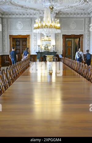 Christiansborg Palace ist ein Regierungsgebäude auf der Insel Slotsholmen in Kopenhagen, Dänemark, Skandinavien Stockfoto