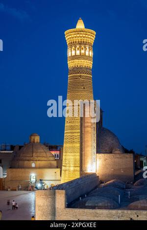 Kalyan (Kalon) Minaret, Buchara, Usbekistan Stockfoto