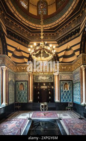 The Arab Hall, Leighton House Museum, London, Großbritannien Stockfoto