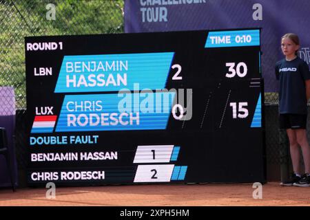 GER, ATP-Challenger-Turnier „Bonn Open 2024“, 5. August 2024, Tennis, 16-Finale, Stockfoto