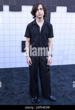 HOLLYWOOD, LOS ANGELES, KALIFORNIEN, USA - 5. AUGUST: Aidan Gallagher kommt zur Los Angeles Premiere von Netflix 'The Umbrella Academy' Staffel 4 - der letzten Staffel, die am 5. August 2024 im ägyptischen Theater Hollywood in Hollywood, Los Angeles, Kalifornien, USA stattfindet. (Foto: Xavier Collin/Image Press Agency) Stockfoto