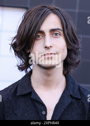 HOLLYWOOD, LOS ANGELES, KALIFORNIEN, USA - 5. AUGUST: Aidan Gallagher kommt zur Los Angeles Premiere von Netflix 'The Umbrella Academy' Staffel 4 - der letzten Staffel, die am 5. August 2024 im ägyptischen Theater Hollywood in Hollywood, Los Angeles, Kalifornien, USA stattfindet. (Foto: Xavier Collin/Image Press Agency) Stockfoto