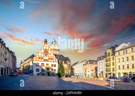 Altstadt von Plauen, Deutschland Stockfoto