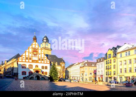 Altstadt von Plauen, Deutschland Stockfoto