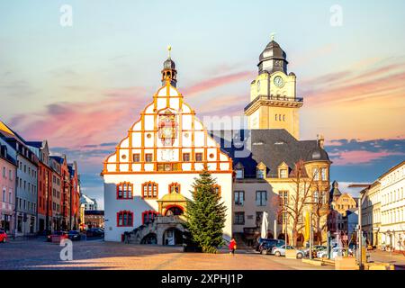 Altstadt von Plauen, Deutschland Stockfoto