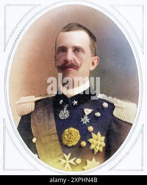 Viktor Emanuel III., 1869 bis 1947. König von Italien von 1900 bis 1946, Kaiser von Äthiopien von 1936 bis 1943 und König von Albanien von 1939 bis 19 Stockfoto