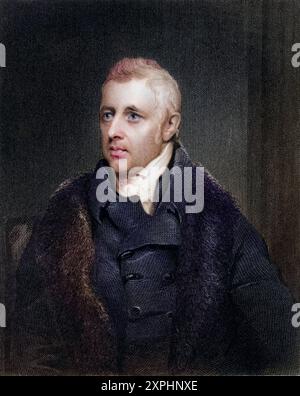 Dudley Ryder 1762-1847, 1. Earl of Harrowby, englischer Tory-Politiker konservativ. Dudley Ryder hatte den Parlamentssitz für Tiverton, Devon 1784-180 Stockfoto