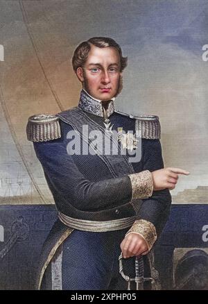 Ferdinand Alphonse Hameln 1796-1864, französischer Admiral. Während des Krimkriegs Russisch-Türkischen Kriege 1853-1856 kommandierte er die französi Stockfoto