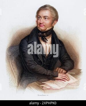 Louis Adolphe Thiers (1797–1877), französischer Historiker und Staatsmann. Präsident der Dritten Republik, 1870. Kupferstich., Historisch, digital restaurierte Reproduktion von einer Vorlage aus dem 19. Jahrhundert, Datum nicht angegeben Stockfoto