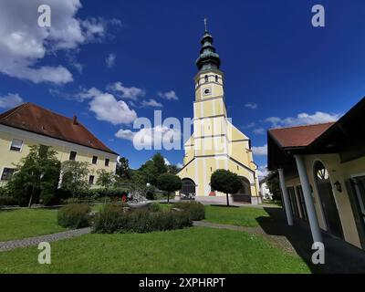 Wallfahrtskirche Mariä Himmelfahrt in Sammarei, Landkreis Passau, Niederbayern, Bayern, Deutschland Stockfoto