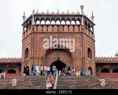 JAMA Masjid Moschee in Delhi/Indien Stockfoto